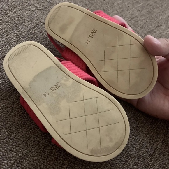 Zara toddler girls sandals size 24 (8US) - Picture 2 of 3